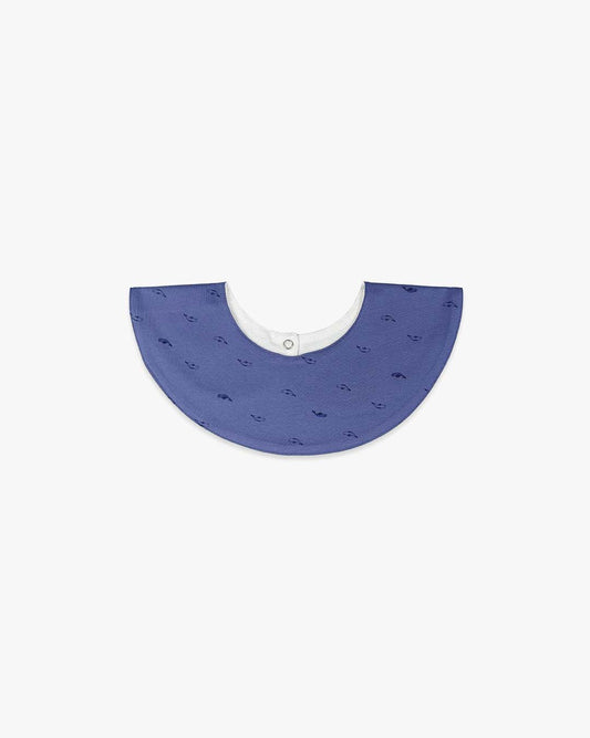 Two-Way Round Bib | Dark Beluga