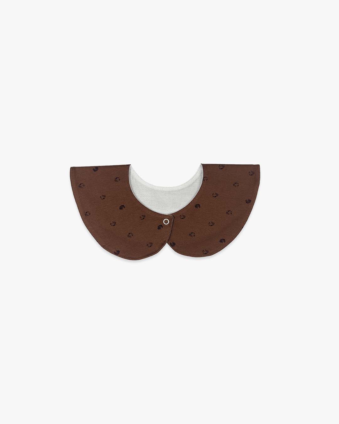 Two-Way Round Bib | Dark Sloth